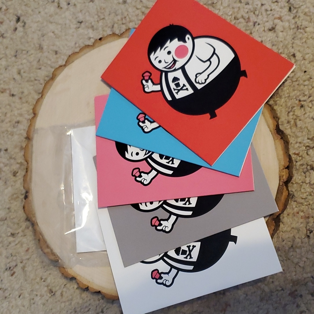 Johnny Cupcakes Set of 5 Greeting Cards 2010 NEW